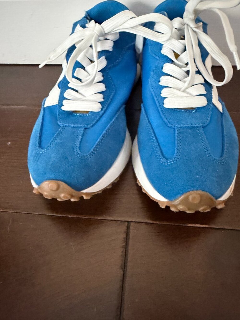 Steve Madden Women's Campo Suede Casual Fashion Sneakers Blue & Yellow Size 8.5 - Picture 4 of 10